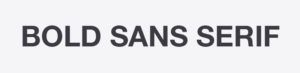 bold-sans-serif
