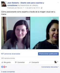 facebook live con Marta Bernal