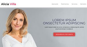 plantilla landing page