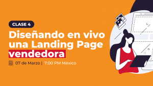 diseño en vivo landing page que vende