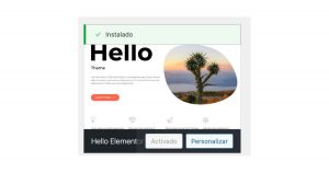 Hello theme elementor