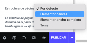 elementor canvas