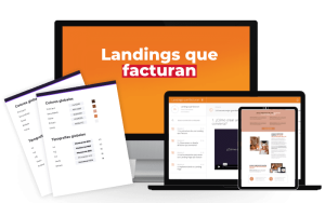 mockup curso landings que facturan