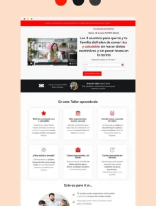 johana clavel landing page webinar página de registro
