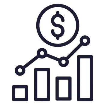icono aumentar ventas servicios cursos online