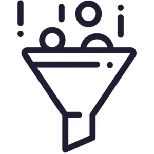 icono embudo de ventas
