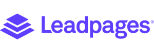 lead pages logo herramienta para crear landing pages y embudos de venta