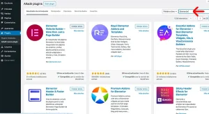 buscar plugin elementor gratuito free wordpress
