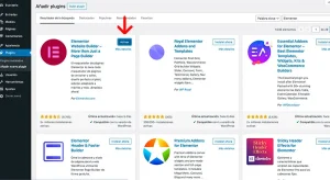 activar plugin de elemento