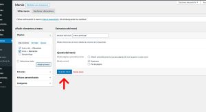 crear menú elementor