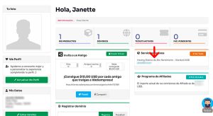 área de cliente webempresa